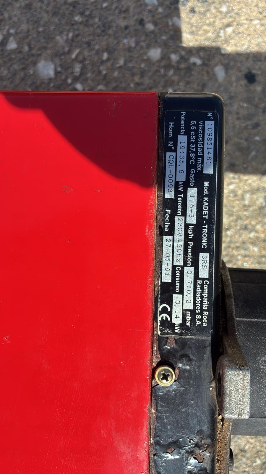 QUEMADOR KADET TRONIC